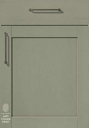 Front 617 - Verde maslin textura de lemn laminat lacuit